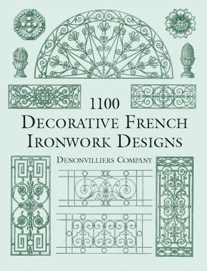 обложка книги 1100 Decorative French Ironwork Designs (Dover Pictorial Archives) книга 1100 Decorative French Ironwork Designs (Dover Pictorial Archives), автор: